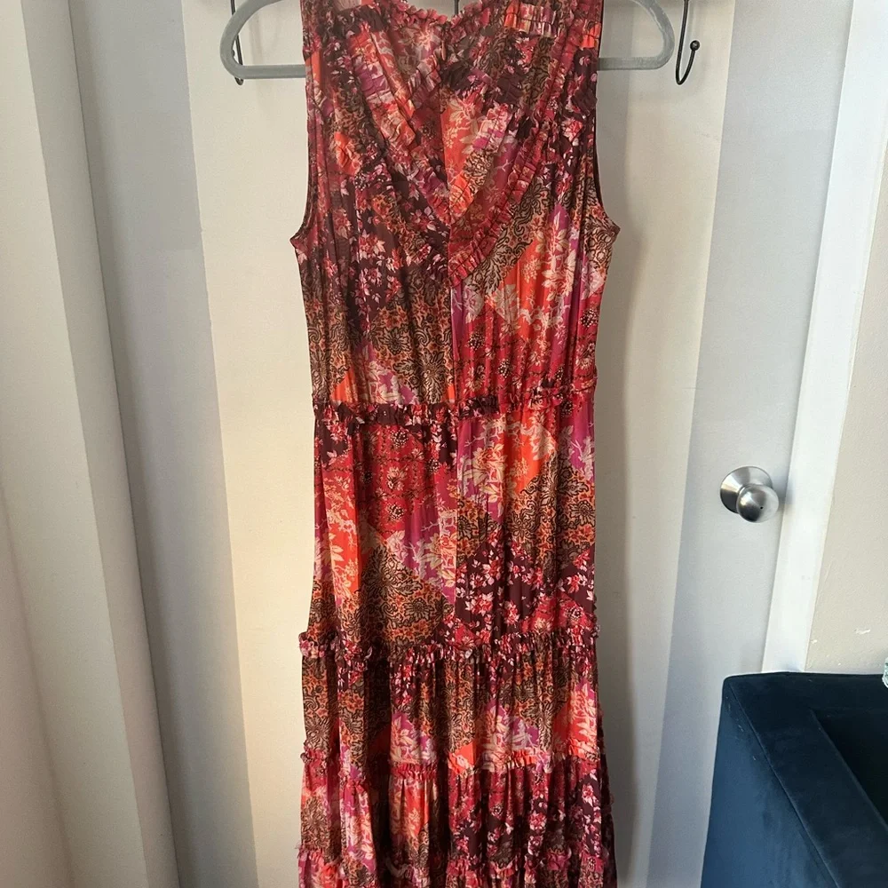 Johnny Was Josephina Mesh Midi Dress - Picture 4 of 8